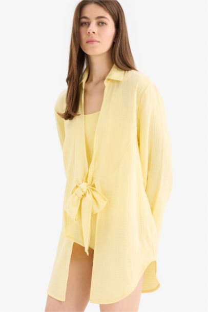 Fall in Love Regular Fit Muslin Beachwear