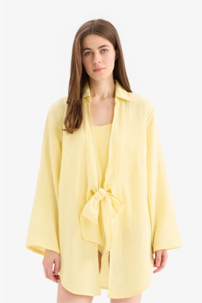 Fall in Love Regular Fit Muslin Beachwear