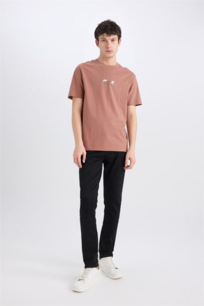 Regular Fit Rick and Morty Licensed Crew Neck Printed Short Sleeve T-Shirt