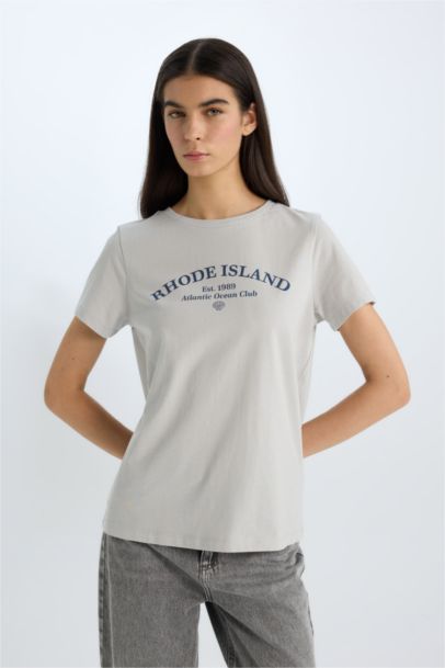 Regular Fit Crew Neck Short Sleeve T-Shirt