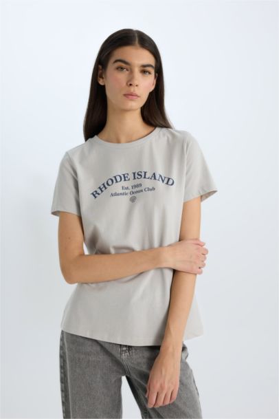 Regular Fit Crew Neck Short Sleeve T-Shirt