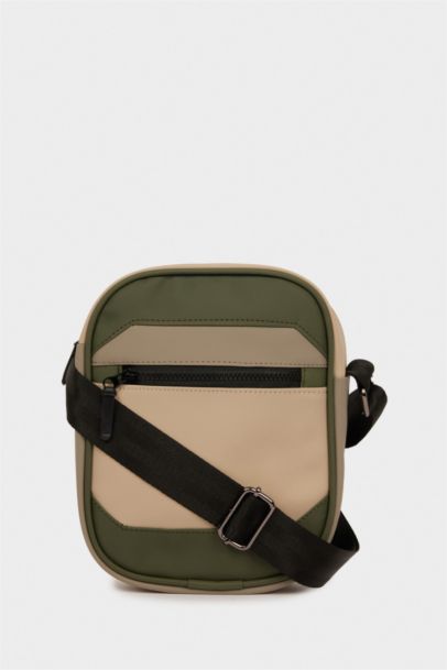 Faux Leather Crossbody Bag