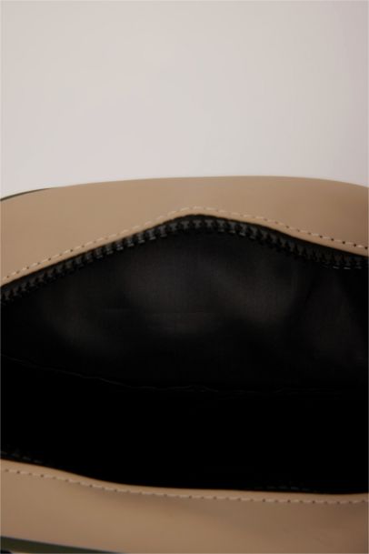 Faux Leather Crossbody Bag