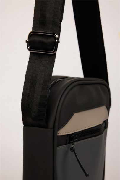 Faux Leather Crossbody Bag