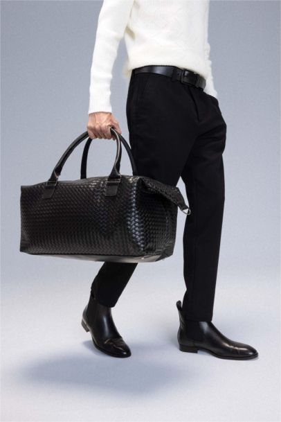 Спортивная сумка из искусственной кожи для мужчин