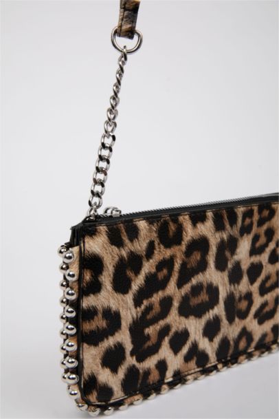 Faux Leather Crossbody Bag