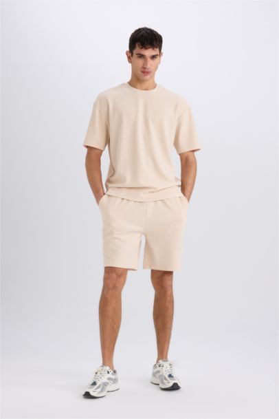 Boxy Fit Crew Neck Short Sleeve T-Shirt
