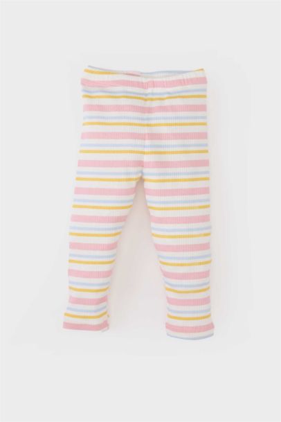 Disney Mickey & Minnie Pijama Takımı Fitilli Kaşkorse Kısa Kollu Üst Beli Lastikli Uzun Alt Kız Bebek