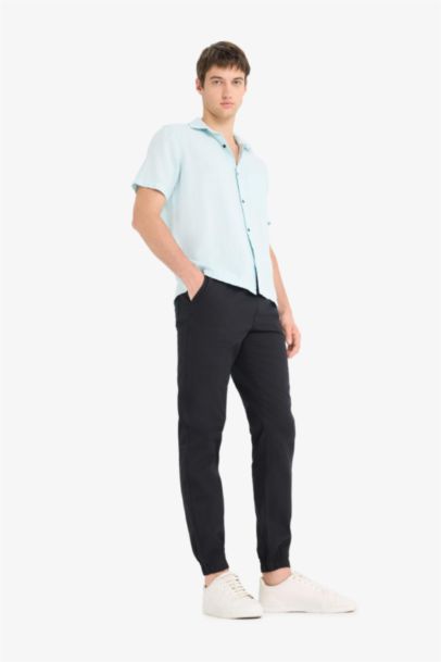 %100 Pamuk Kargo Jogger Pantolon Üç Cepli