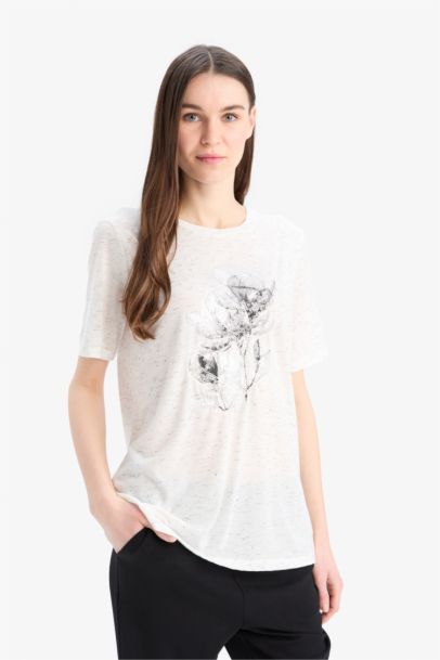 Regular Fit Crew Neck Short Sleeve T-Shirt