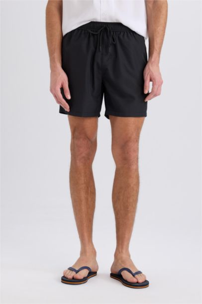 Mesh Lined Short Length Swim Shorts