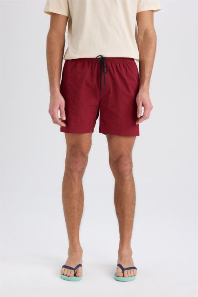 Mesh Lined Short Length Swim Shorts