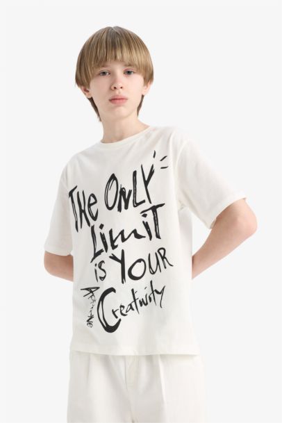 T-shirt à manches courtes Imprimé Col rond Garçon