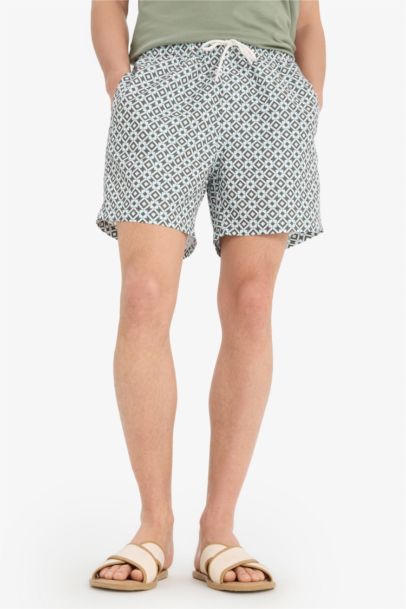 Printed Short Swim Shorts
