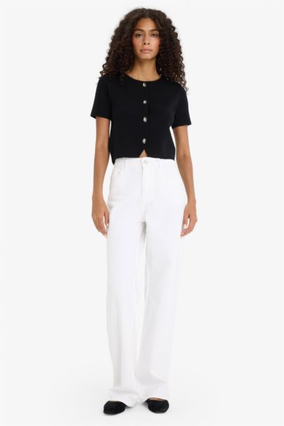 Regular Fit Crew Neck Knitwear Cardigan