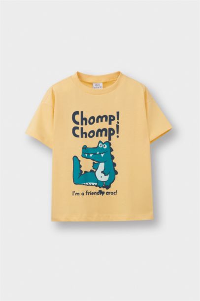 Baby Boy Regular Fit Animal Patterned T-Shirt