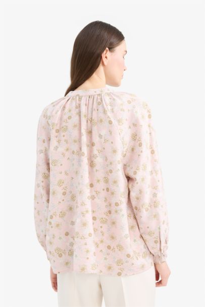 Relax Fit Printed Long Sleeve Tunic