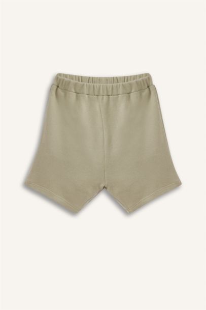 2'li Takım Kısa Kollu Baskılı Tişört Beli Lastikli Şort Erkek Bebek