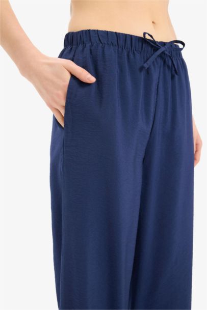 Fall in Love Regular Fit Flexible Waist Beach Trousers