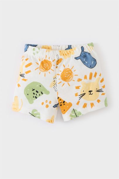 Ensemble Pyjama T-shirt et Short en coton à motifs pour bébé garçon