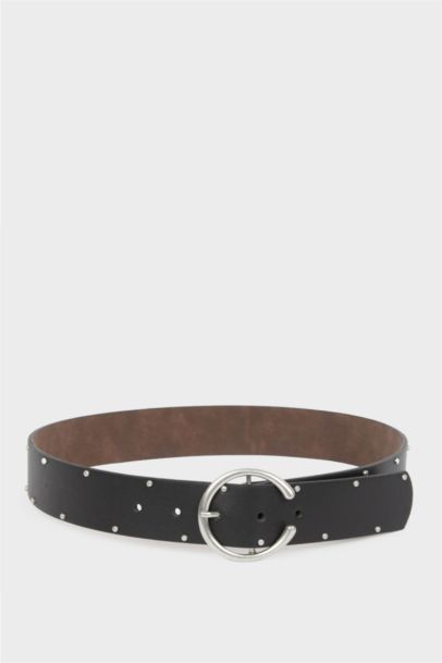 حزام نسائي جلد صناعي