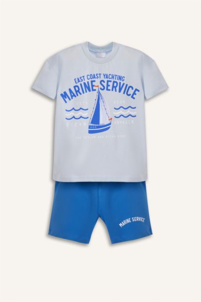 Ensemble T-shirt imprimé et Short pour bébé garçon