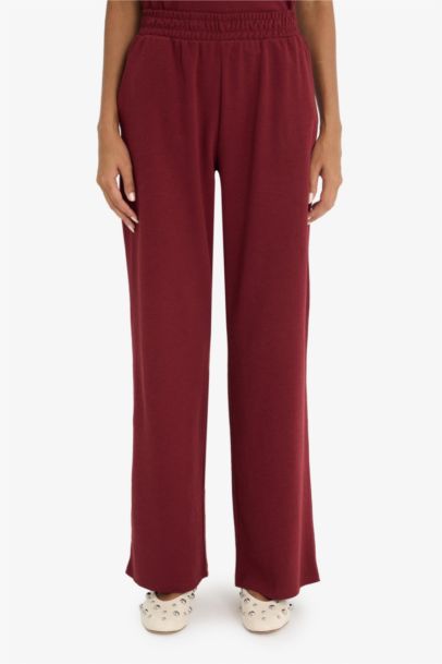 Wide Leg Basic Trousers