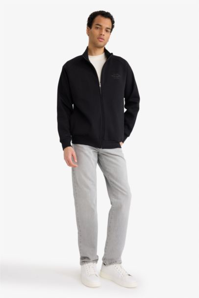 Boxy Fit Soft Fleece Lined Sweatshirt