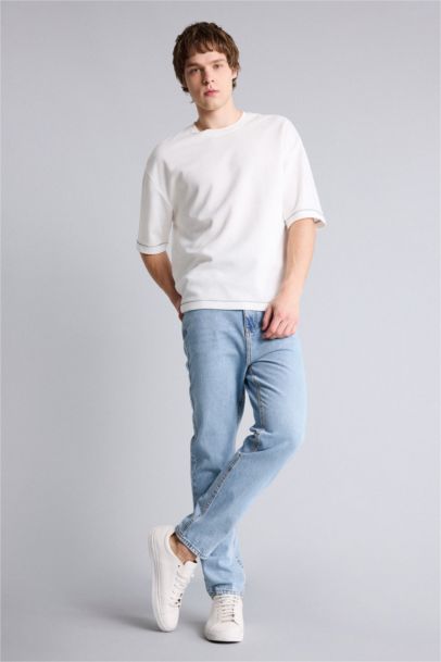 90's Slim Fit Washed Jeans