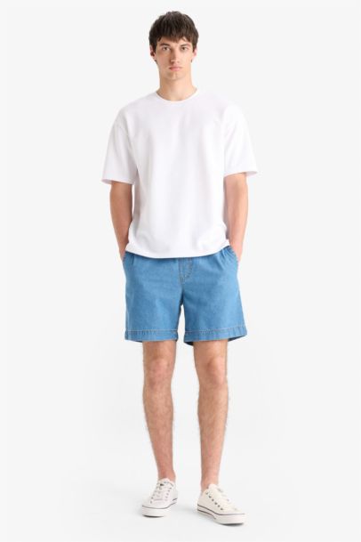 شورت جينز قصة مريحة