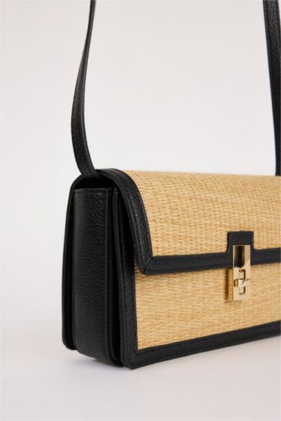 Woman Straw Shoulder Bag