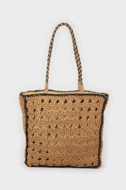Woman Straw Shoulder Bag