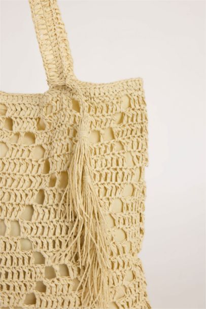 Woman Straw Shoulder Bag