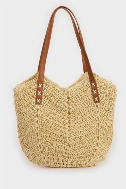 Woman Straw Shoulder Bag