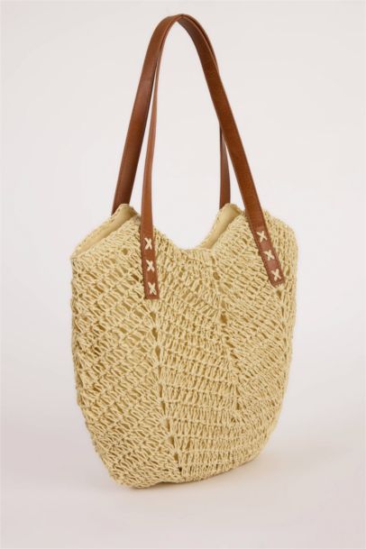 Woman Straw Shoulder Bag