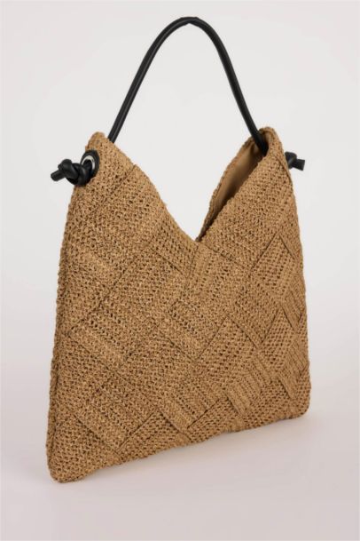 Woman Straw Shoulder Bag
