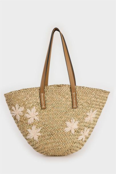 Kadın Hasır Omuz Çantası