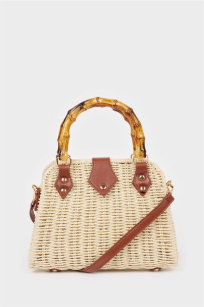 Woman Straw Shoulder Bag