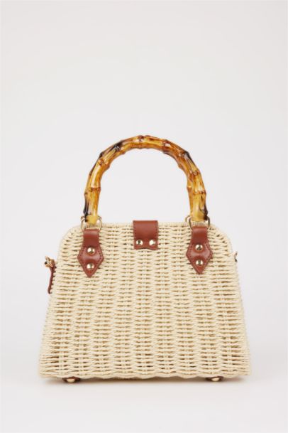 Woman Straw Shoulder Bag