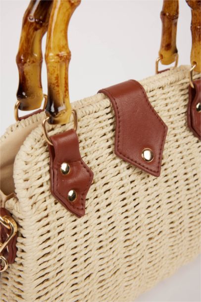 Woman Straw Shoulder Bag