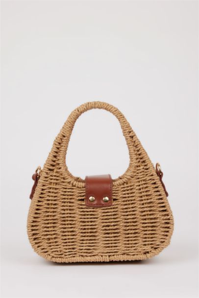 Kadın Hasır Omuz Çantası