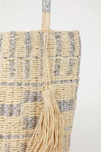 شنطة كتف حريمي قش