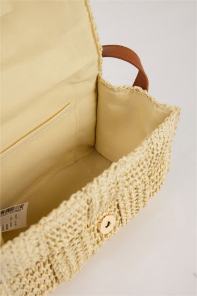 جنطة كتف نسائي قش