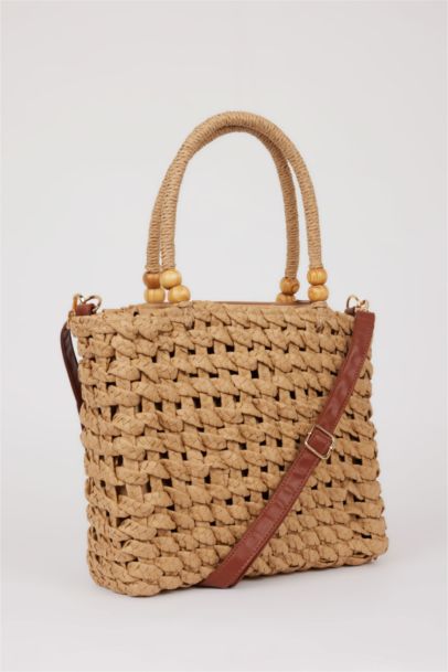 Woman Straw Shoulder Bag