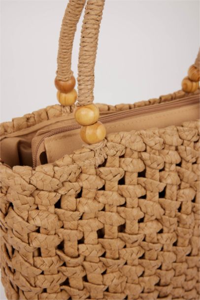 Woman Straw Shoulder Bag