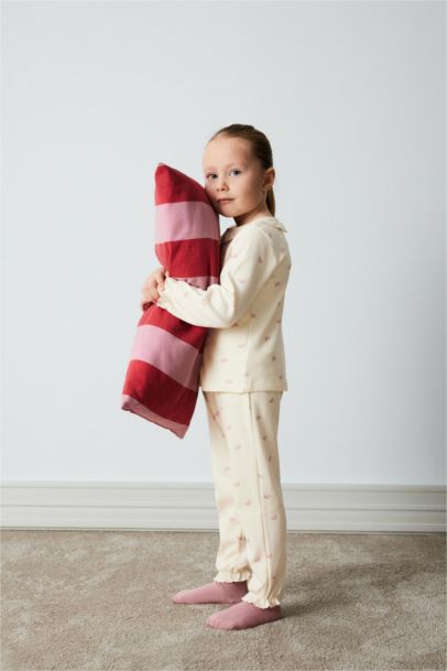 Baby Girl Rainbow Printed Top Bottom 2 Piece Pajama Set