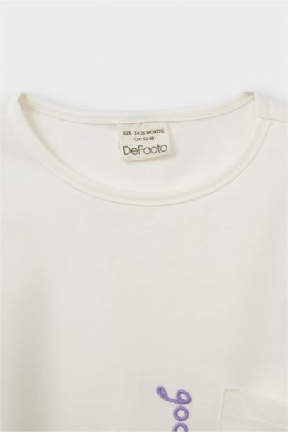 %100 Pamuklu Pijama Takımı Kız Bebek