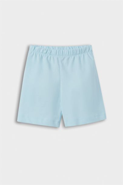 Girl Anime Printed Short Sleeve Cotton 2 Piece Pajama Set