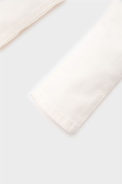 Pantalon Jean blanc basique pour bébé garçon