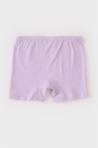 بوكسر بنات مطبوع قصة عادية من قطعتين